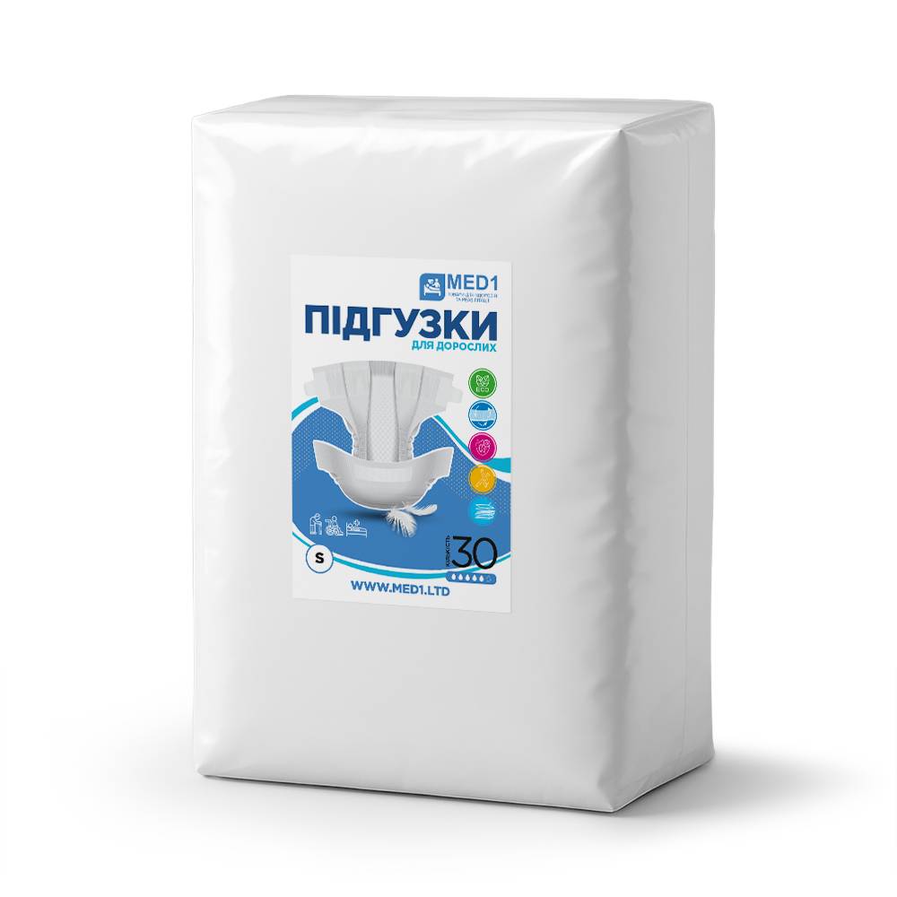 Підгузки для дорослих MED1 WC01 S 30 шт
