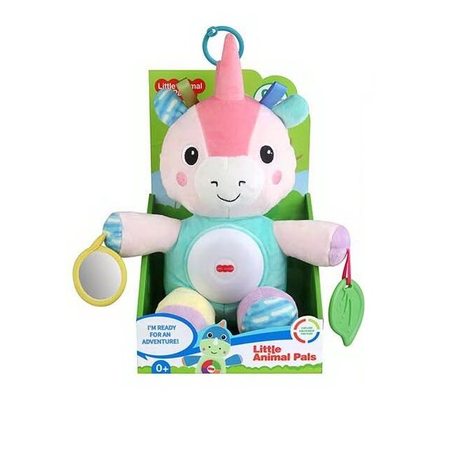 Дитячий нічник Little Animal Pals Єдиноріг 20х10х25 см Різнокольоровий (159541)