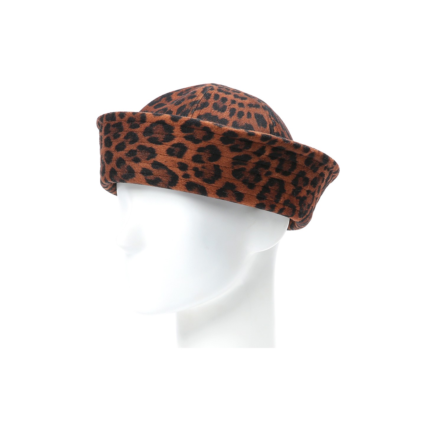 Берет морячка жіночий LuckyLOOK Люсія 57-59 Чорно-коричневий 727-960