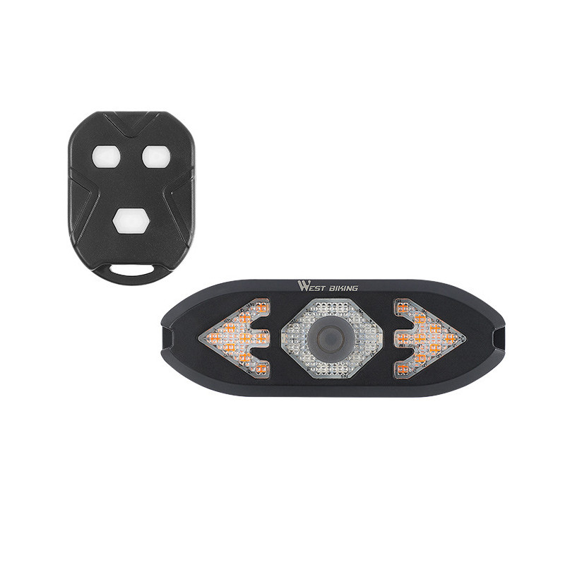 Задній ліхтар велосипедний West Biking YP0701301 Чорный 13362-85813