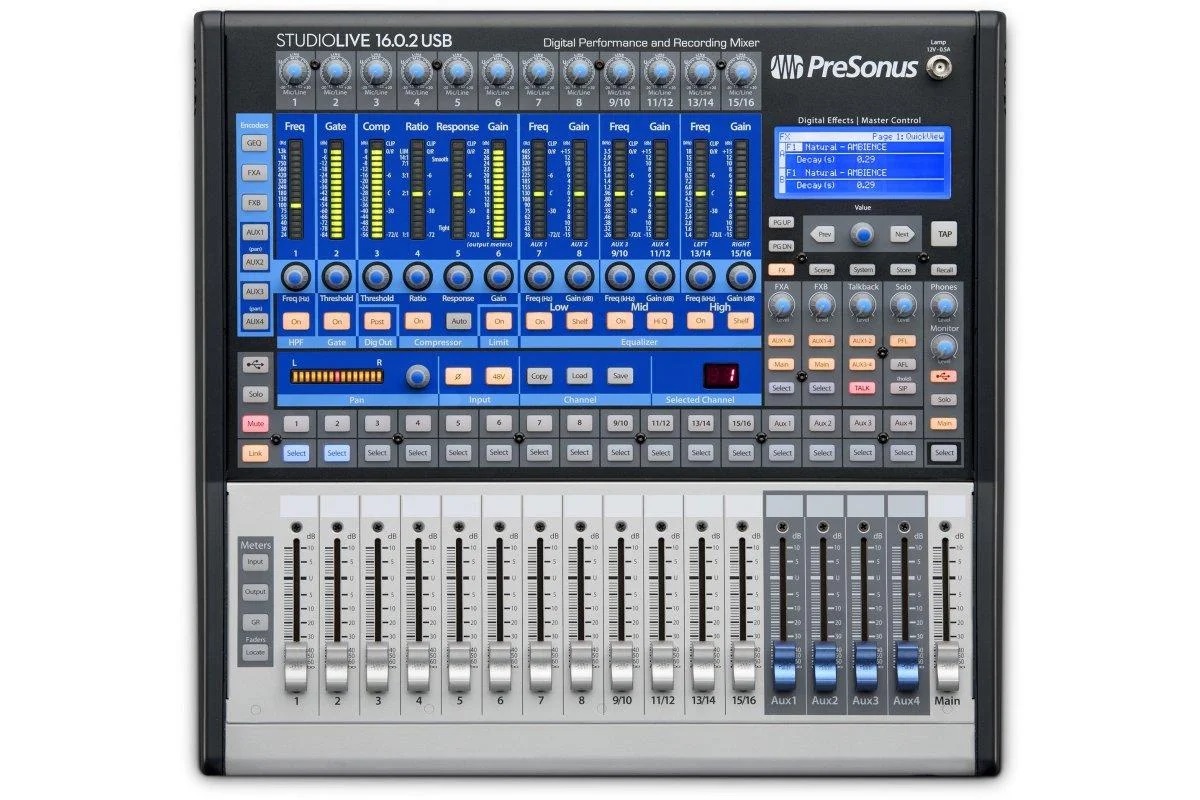 Мікшерний пульт PreSonus StudioLive 16.0.2 Black (PL00969)