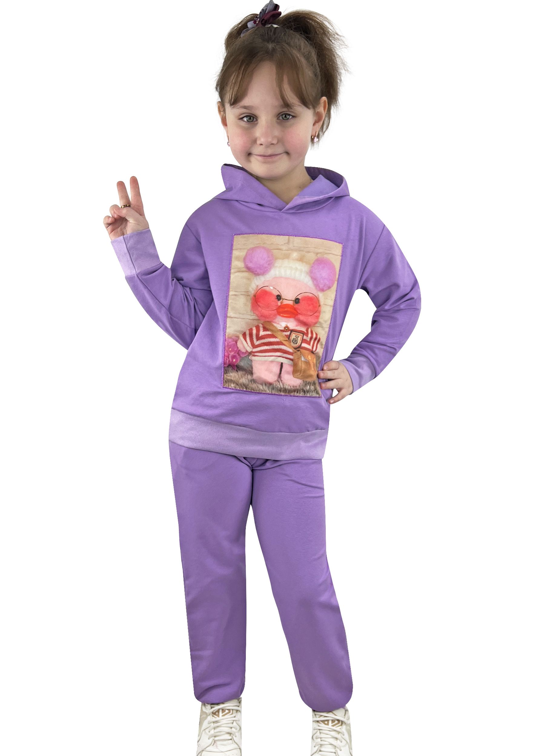 Костюм для дівчинки Модельер 31708 34 Бузковий (17915)