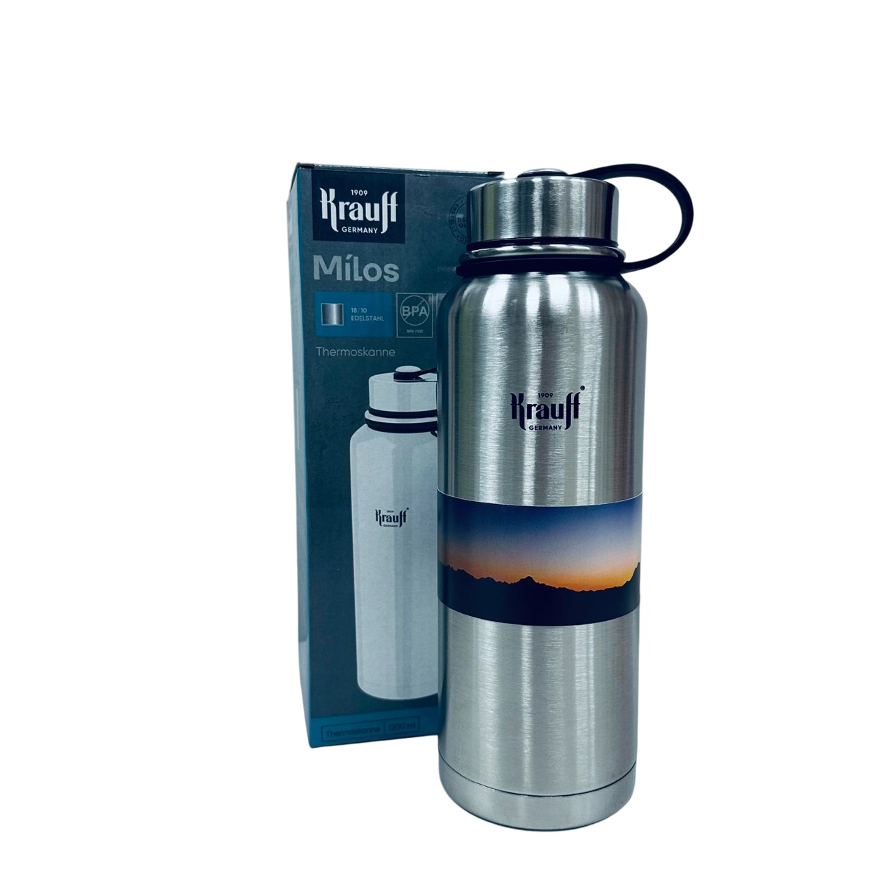 Термос питний Krauff Milos 26-178-084 1200 мл Сталевий (16790)