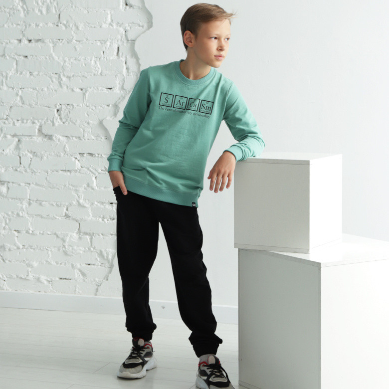 Костюм для хлопчика GBI Сарказм Teens Зелений 152 (13764)