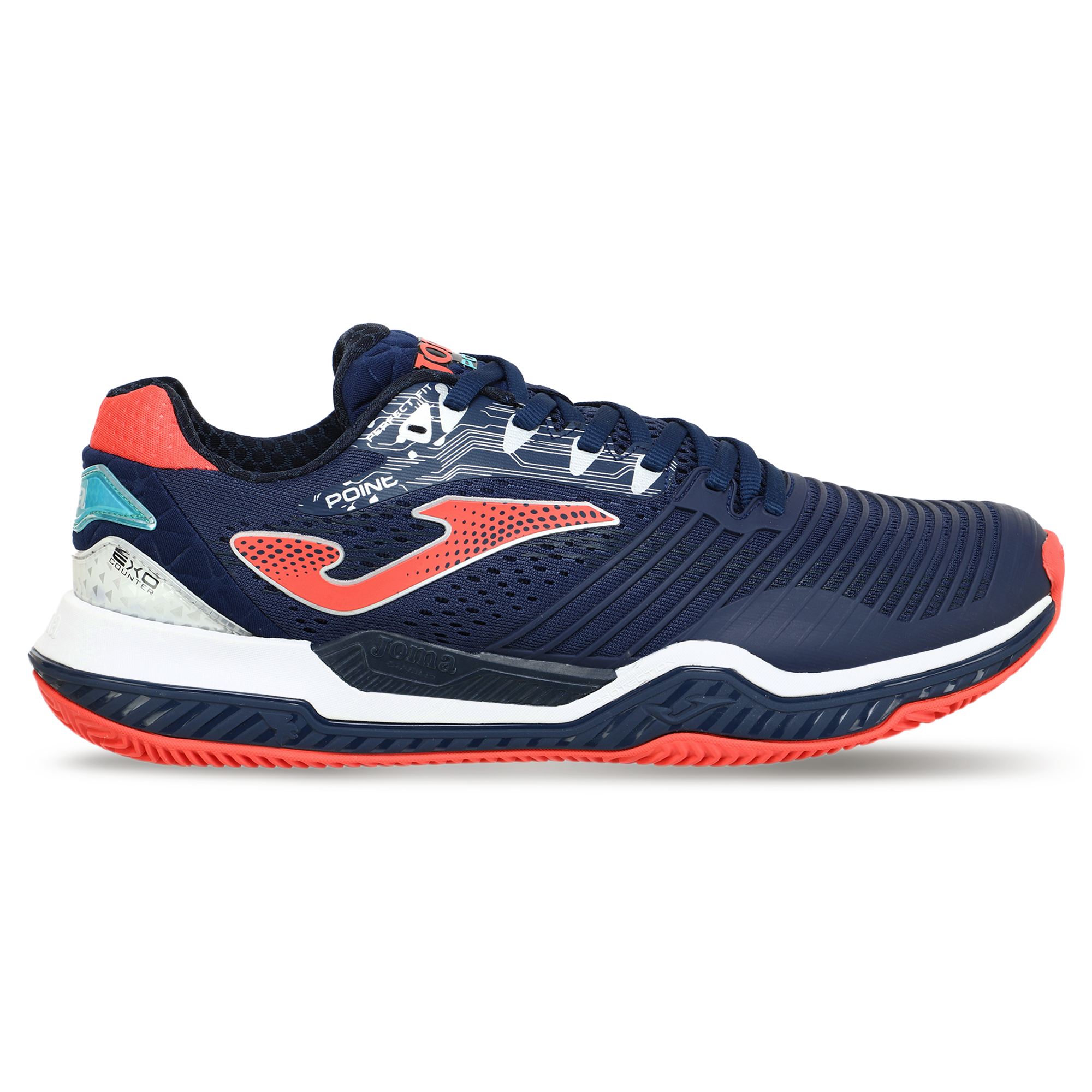 Кросівки тенісні чоловічі Joma T.POINT TPOINS2303P 41-EUR/40-UKR Темно-синій-помаранчевий