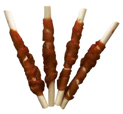 Ласощі для собак Dankers Кальцієві палички з качкою 500 г (DP21/500)