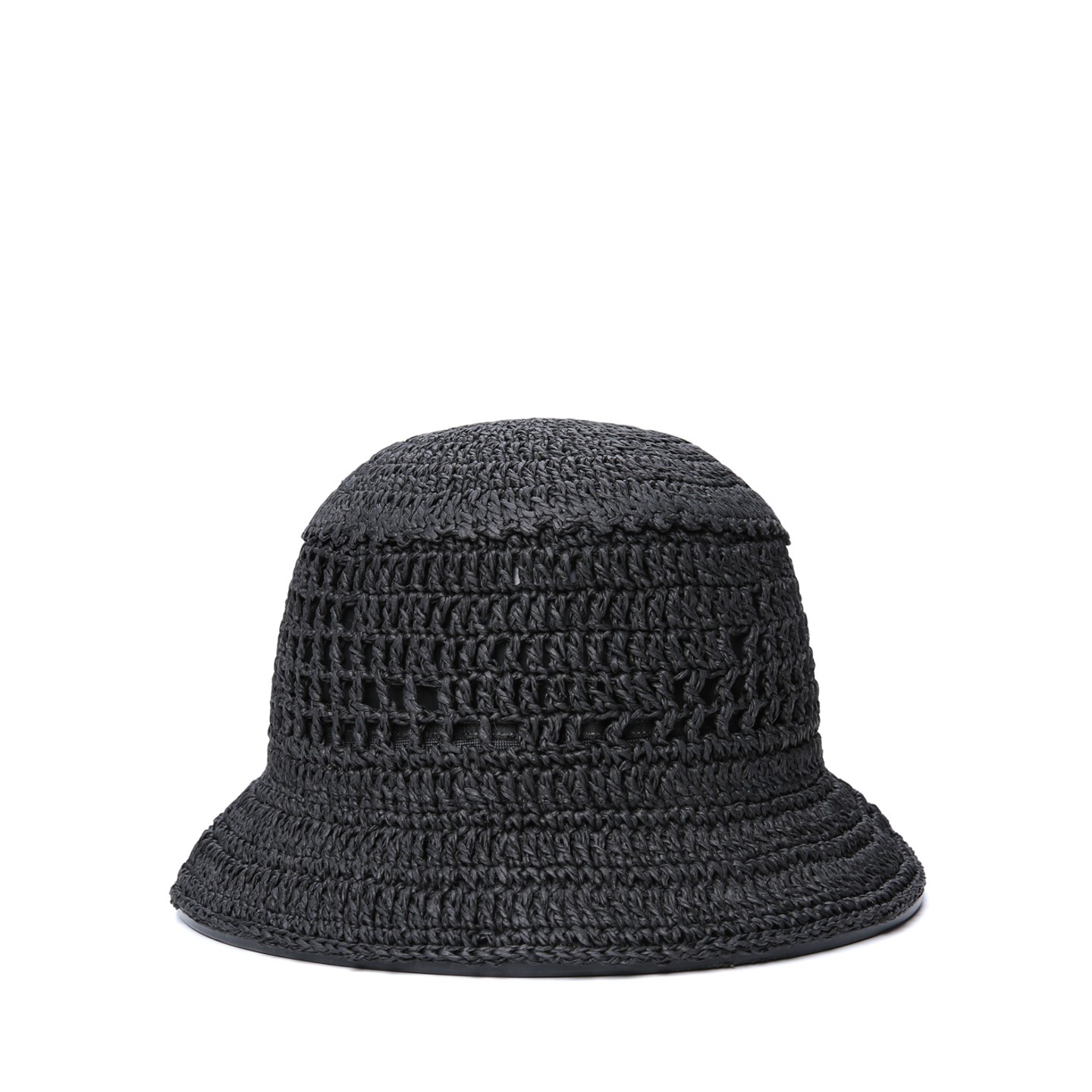 Панама жіноча в'язана LuckyLOOK Лієнц 57 Чорний 819-856