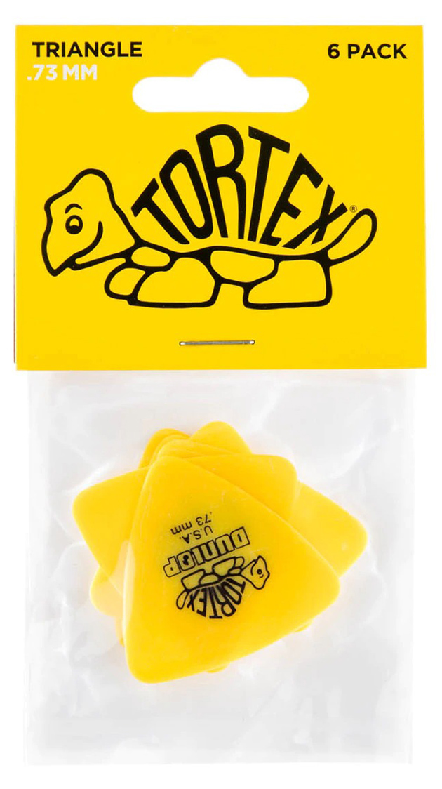 Медіатори Dunlop 431P.73 Tortex Triangle Player Pack 0.73 mm (6 шт.)