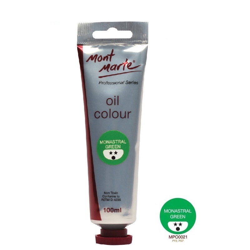 Олійна фарба Mont Marte Монстраль зелений 100 мл