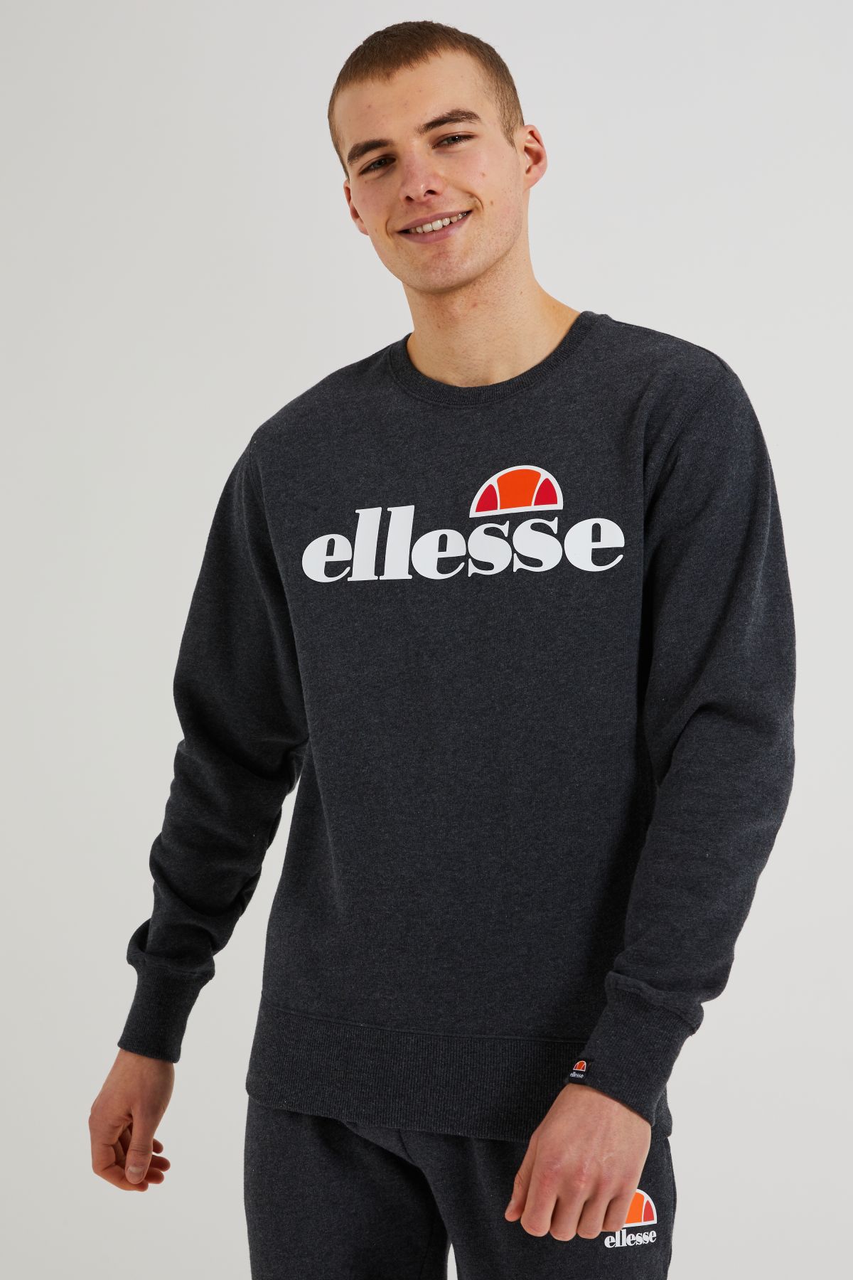 Світшот чоловічий ellesse Sl Succiso Sweatshirt L Темно-сірий (SHC07930-106)