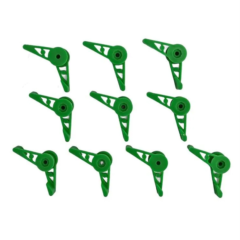 Кліпси для гілок рослин Lesko QS20227 Degree Plant Bender 10 шт Зелений 12238-74517