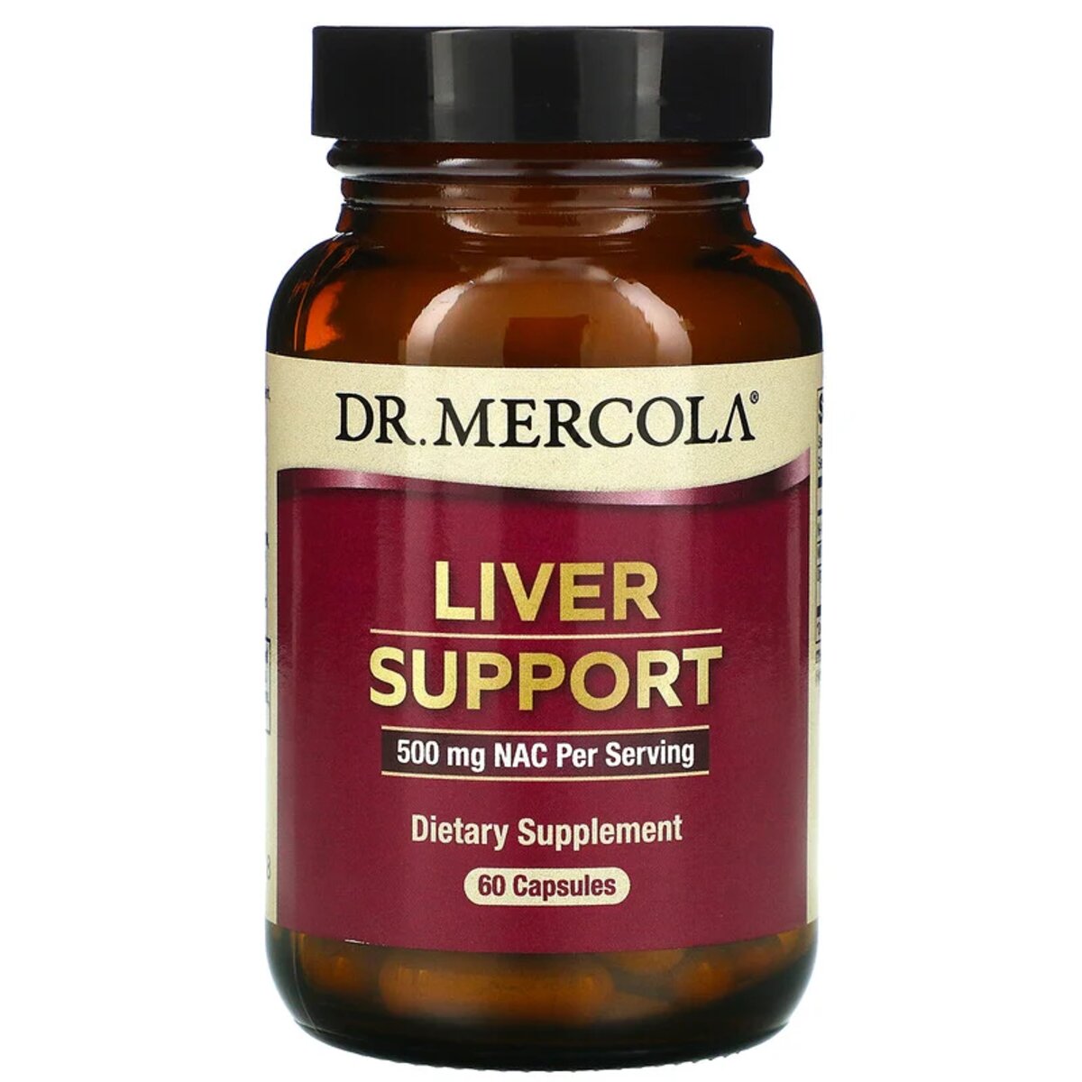 Підтримка печінки, Liver Support, Dr. Mercola, 60 капсул