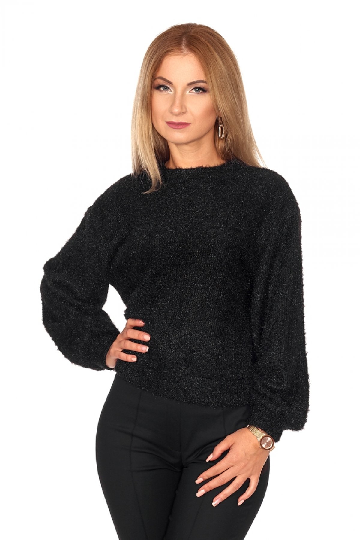 Джемпер SL-FASHION 428.5 42/44 Чорний (SLF-428.5-1)
