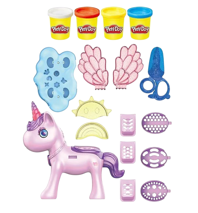 Дитяче тісто для ліплення Play Doy 4 кольори Multicolor (145639)