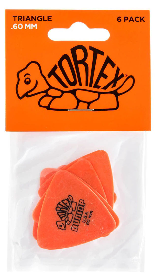 Медіатори Dunlop 431P.60 Tortex Triangle Player's Pack 0.60 mm (6 шт.)