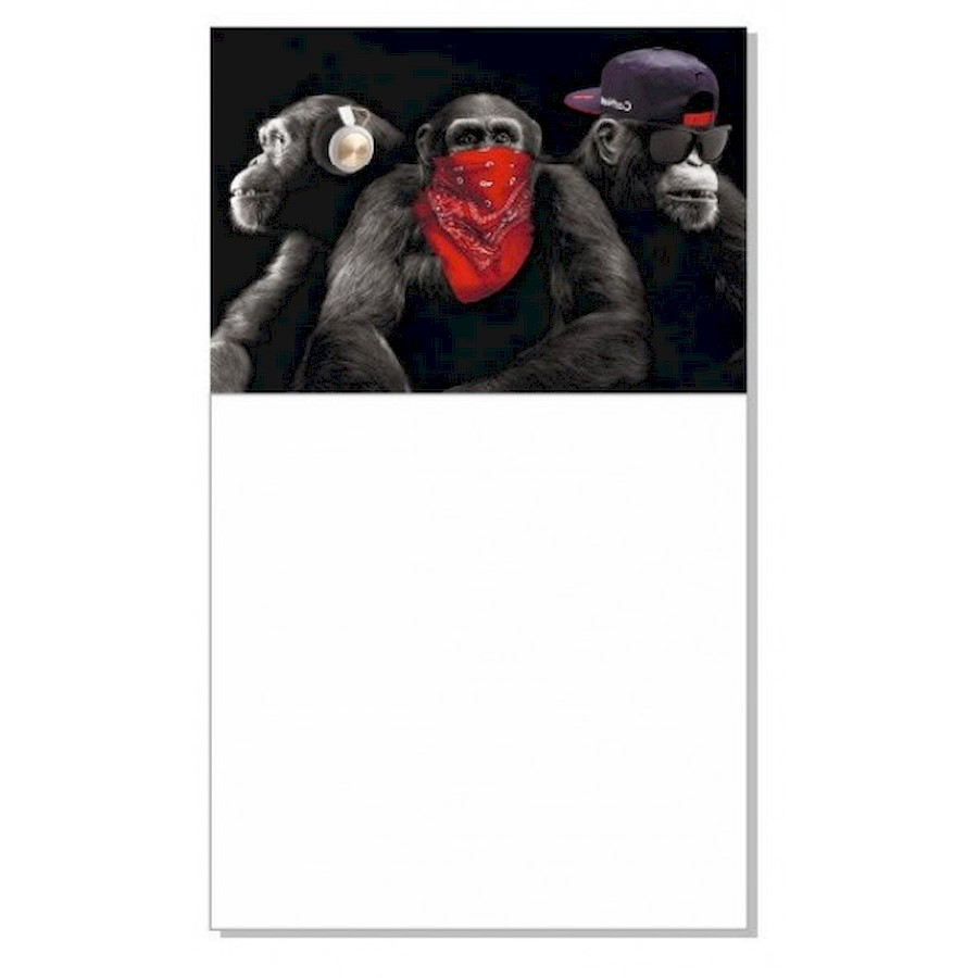 Блокнот з магнітом на холодильник Monkey Jumbi КТ01032302 30 аркушів