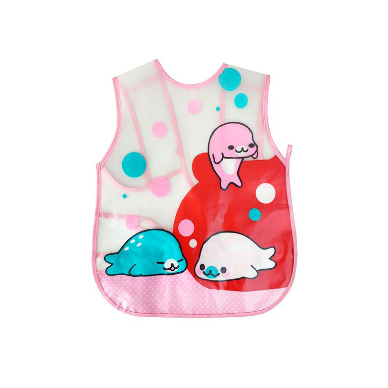 Слинявчик клейончатий на зав`язках Mega Zayka MGZ-0607 (Red)