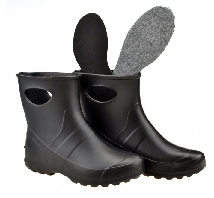 Жіночі гумові чоботи з пінки Lemigo Garden 752 чорні 37