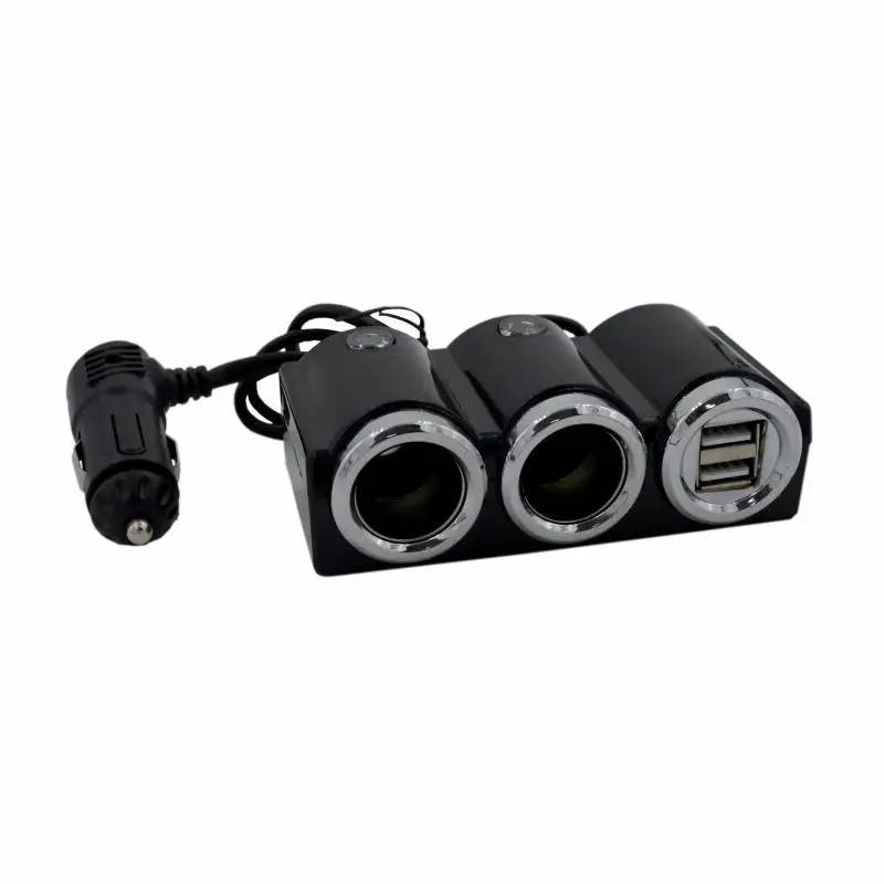Розгалужувач прикурювача в автомобіль 2 USB 12V-24V Olesson 1502