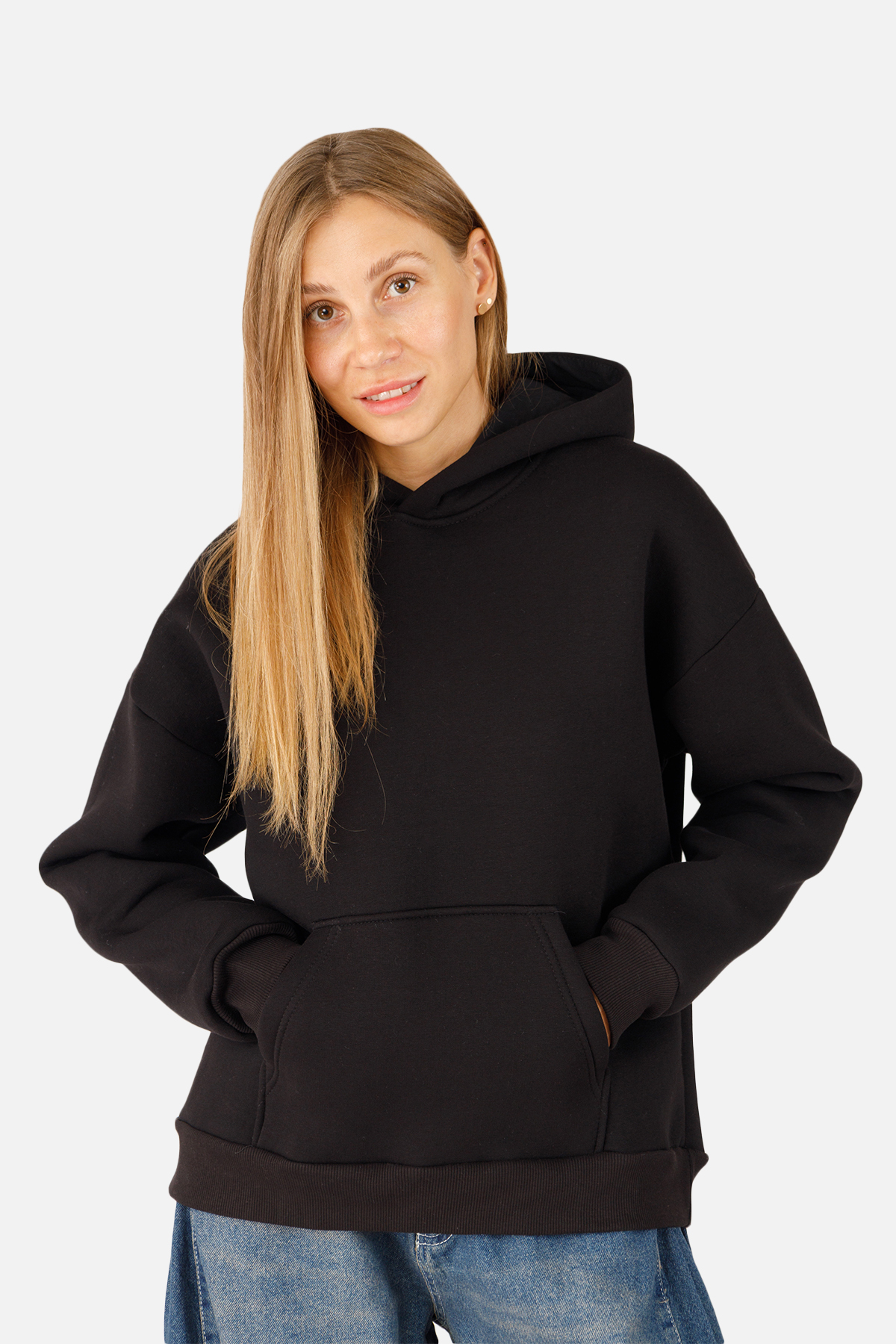 Жіночий худі Yuki 2XL Чорний ЦБ-00254542 (SKT001004561)