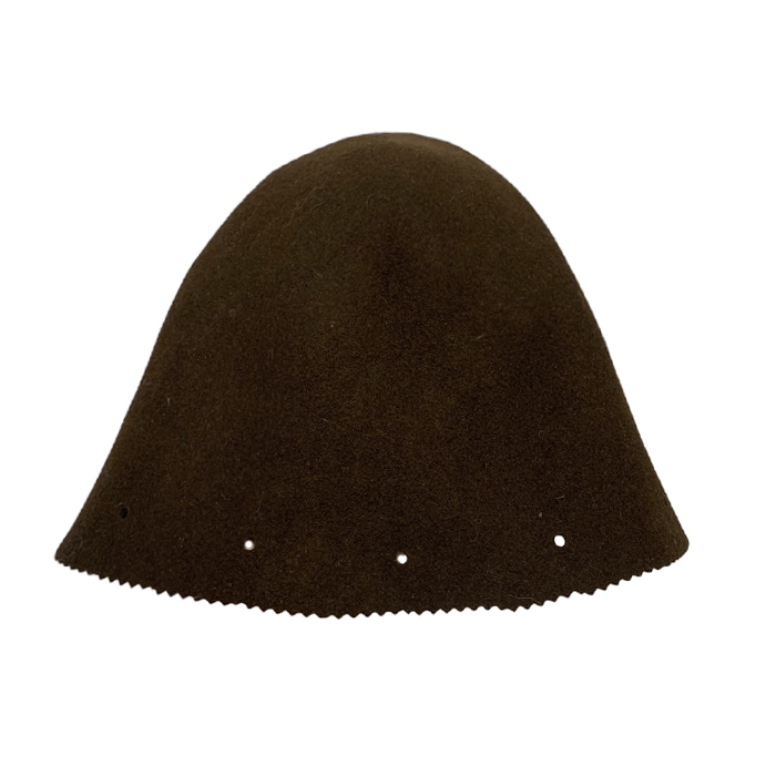 Шапка для лазні та сауни PRO Premium One Size Темно-коричневий (454341111)