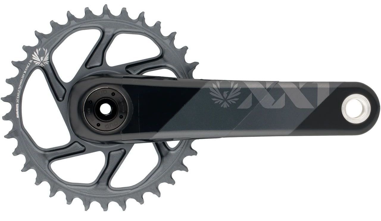 Шатуни Sram XX1 Eagle Boost 148 DUB 170 12 шв 34T X-Sync 2 Сірий (1052-00.6118.573.003)