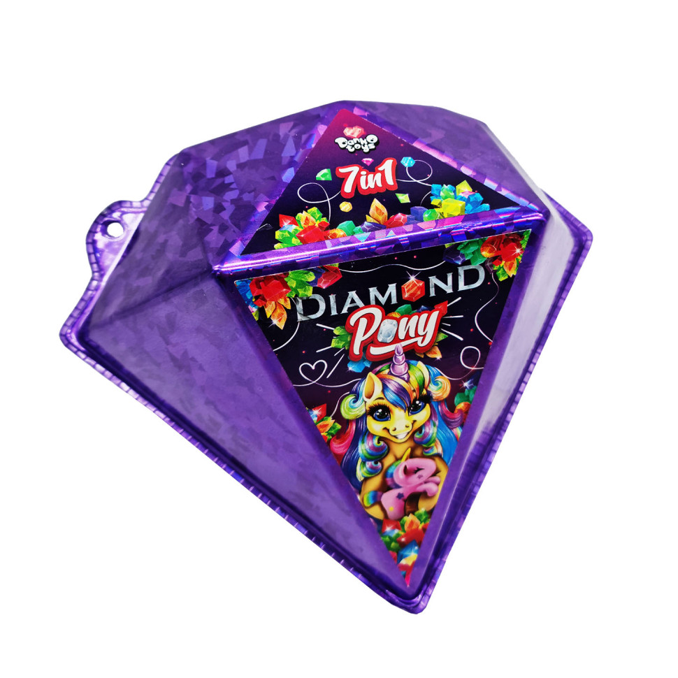 Набір творчої творчості Diamond Pony Danko Toys BPS-01-03U укр Фіолетовий