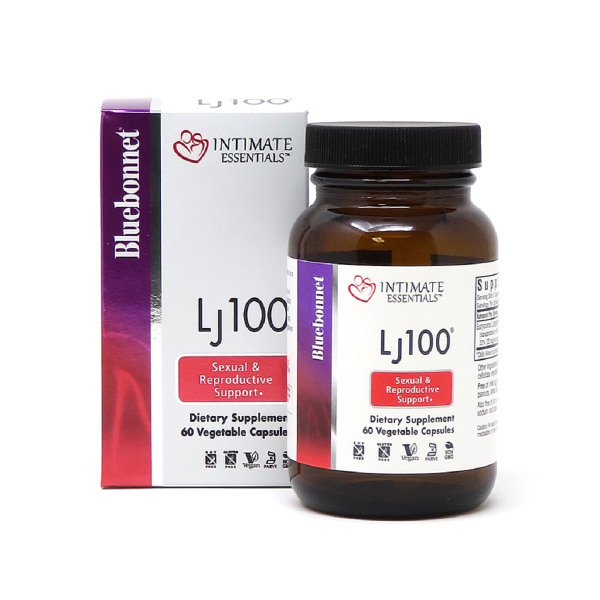 Сексуальна та репродуктивна підтримка, Intimate Essentials Lj100, Bluebonnet Nutrition, 60 капсул