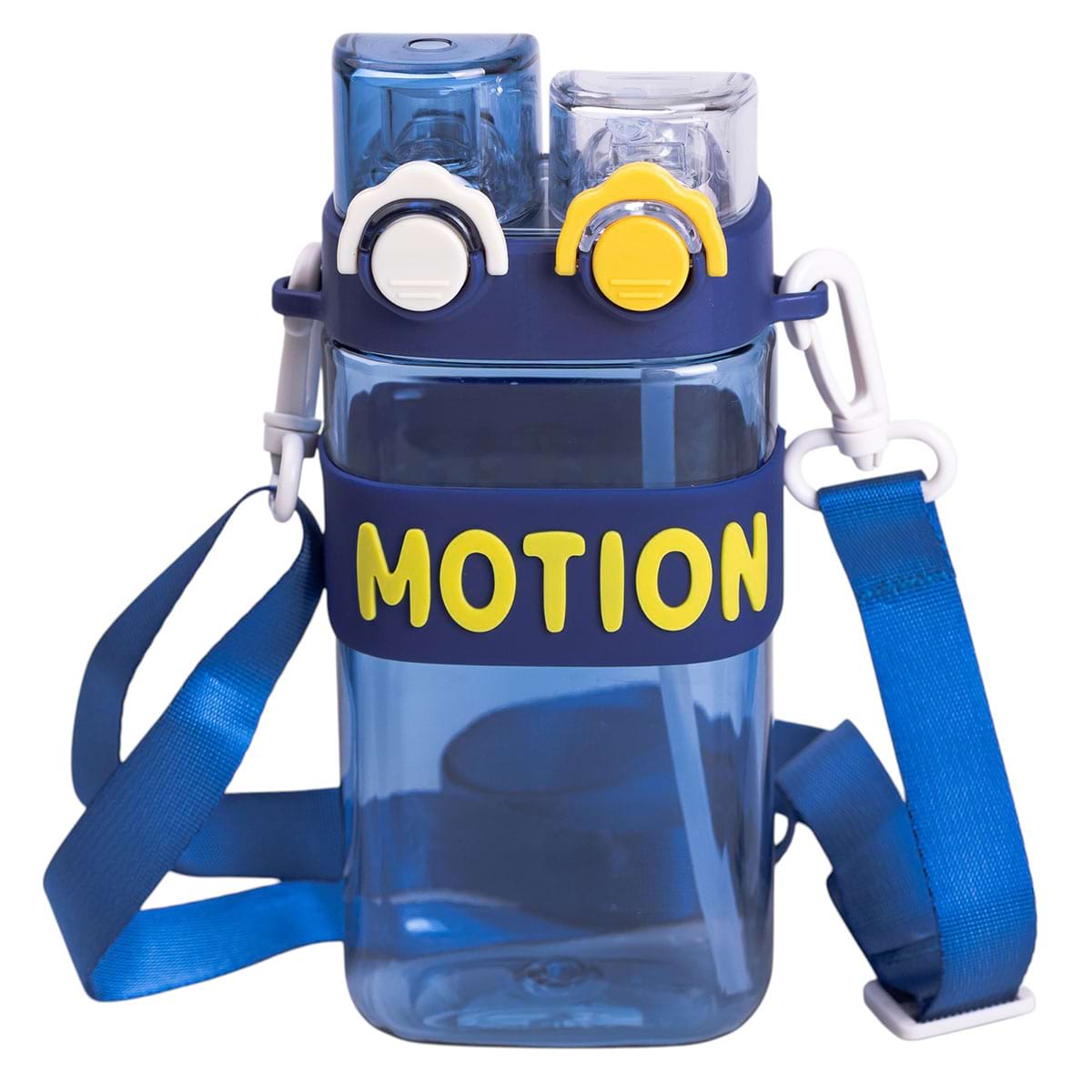 Пляшка для води з подвійним відкриванням YIWU Motion 550 мл Синій (HP-14-49BL)