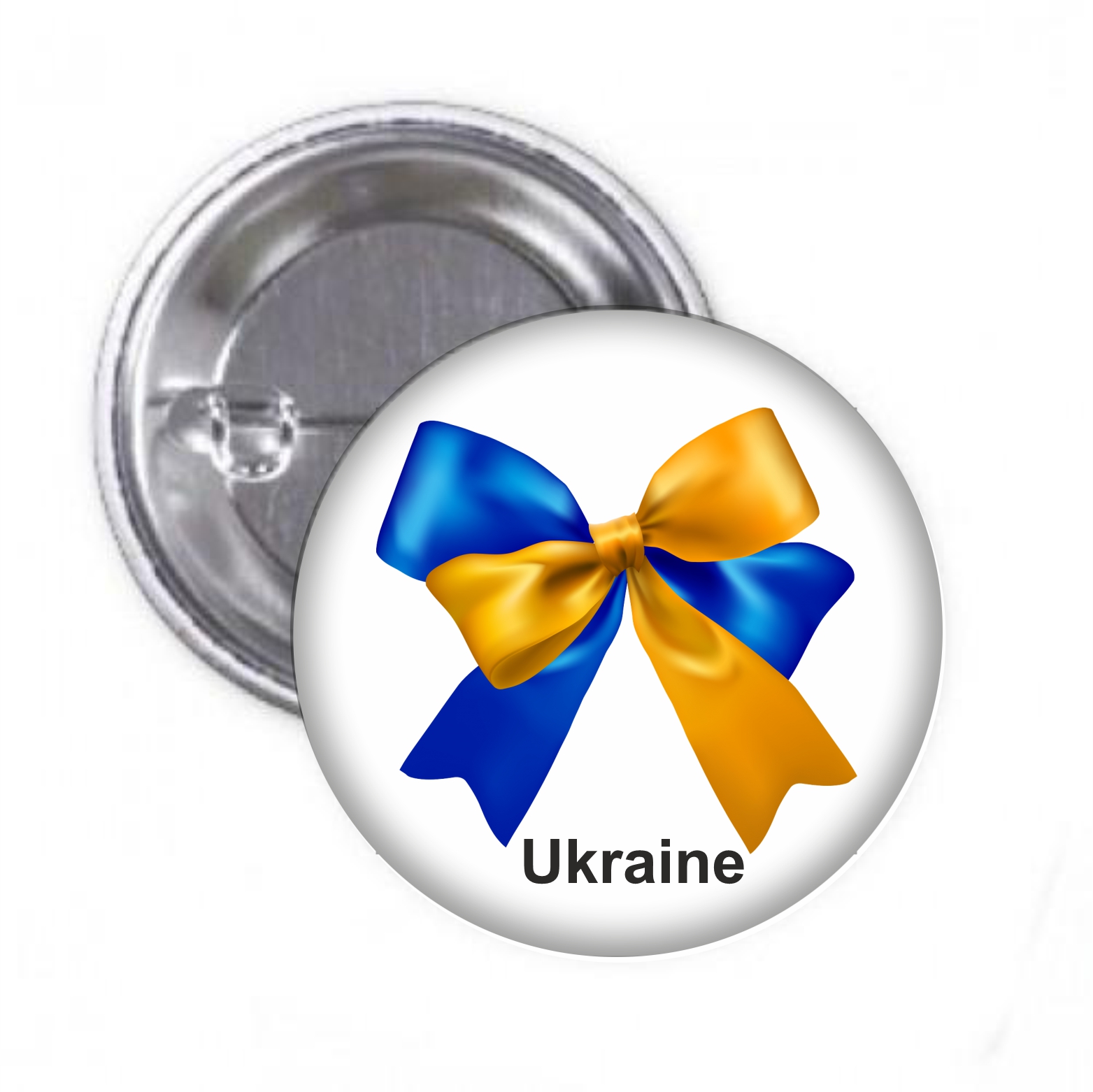 Закатний значок Vivay Ukraine 56 мм (hub_tcsc7d)