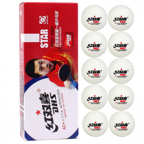 М'ячі для настільного тенісу DHS Cell-Free 40+ мм 1*
