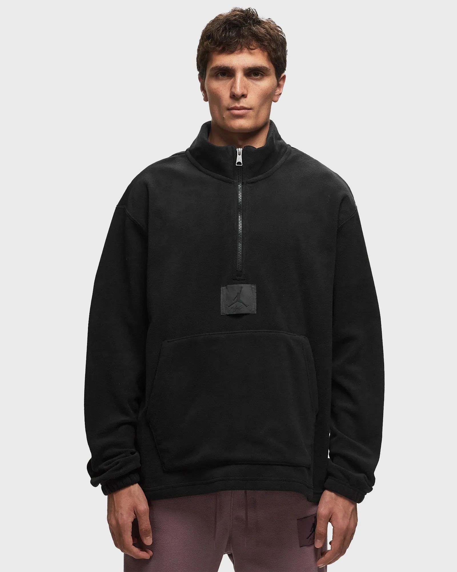 Кофта чоловіча Jordan Essentials Fleece Half-Zip S Чорний (FD7863-010)