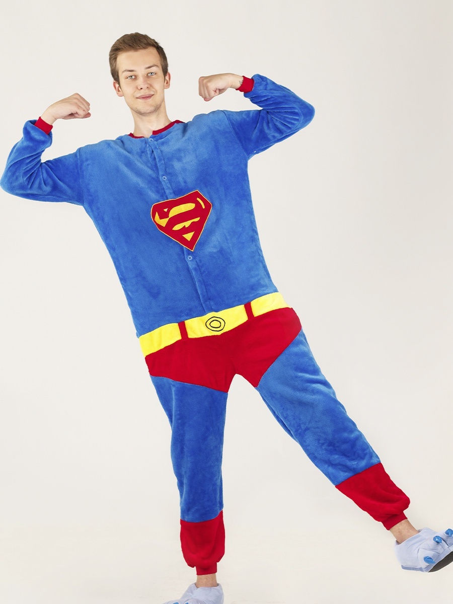 Піжама кігурумі Jamboo Супермен M Різнокольоровий (J401104)