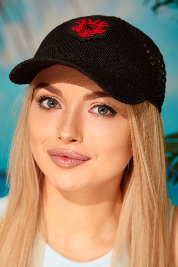 Бейсболка жіноча Braxton Hexagon 51292 56-58 Чорний (51434)