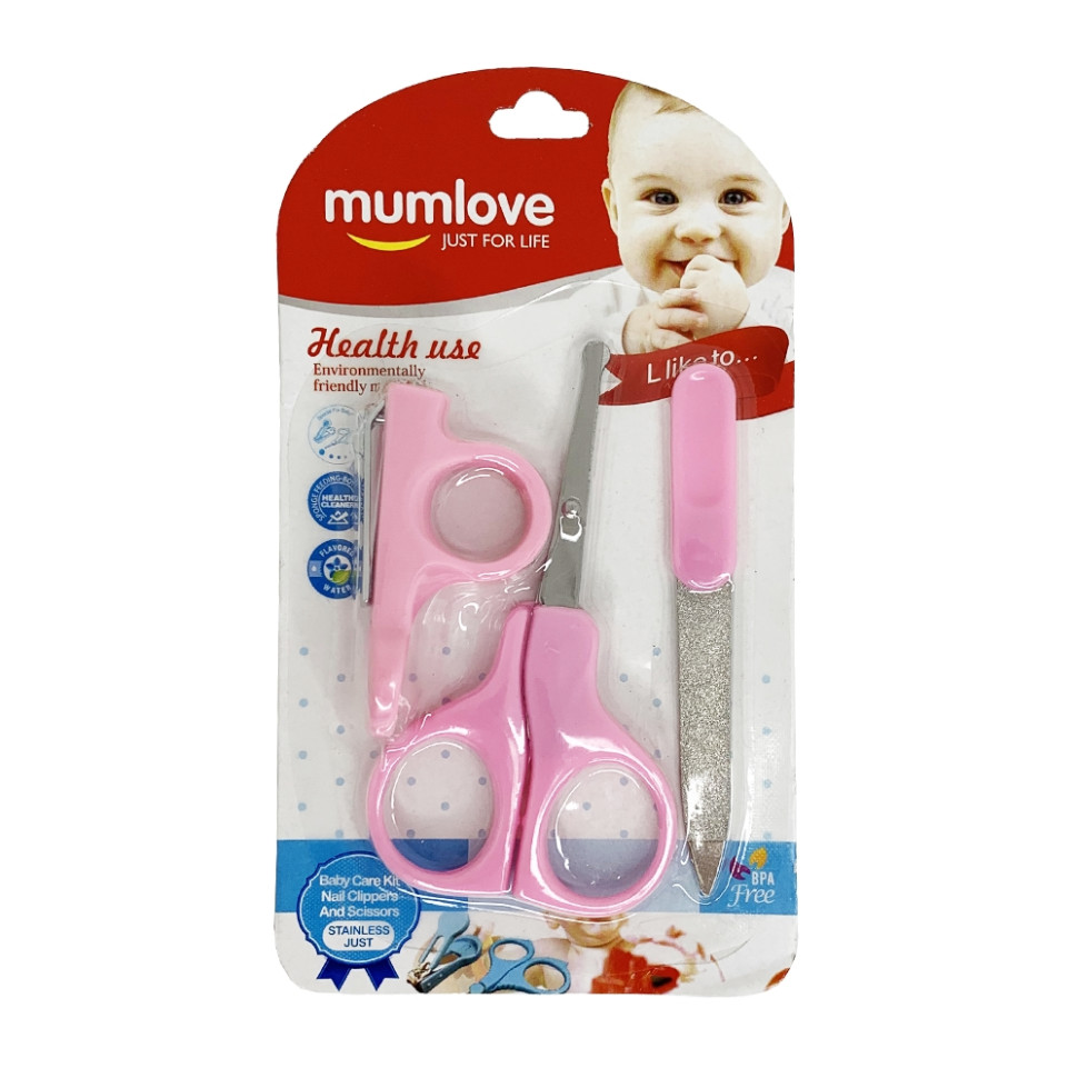 Манікюрний набір для новонароджених Mega Zayka MGZ-0703(Pink) у блістері