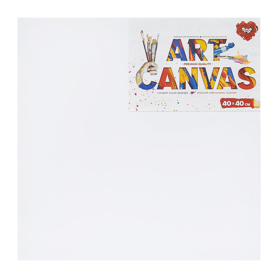 Полотно для малювання Art Canvas Danko Toys AC-40х40 40х40 см