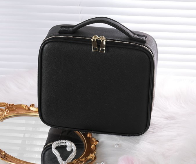 Кейс-органайзер для косметики дорожній Beauty box Light чорний