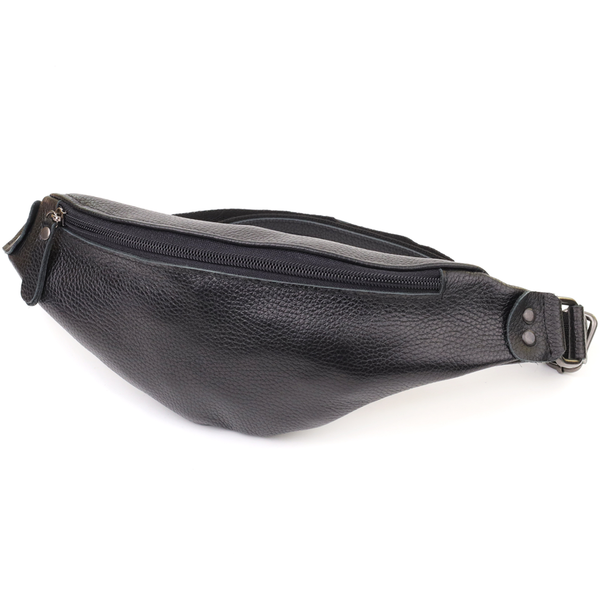 Сумка бананка для чоловіків SHVIGEL 23136 29х11х4,5 см Чорний