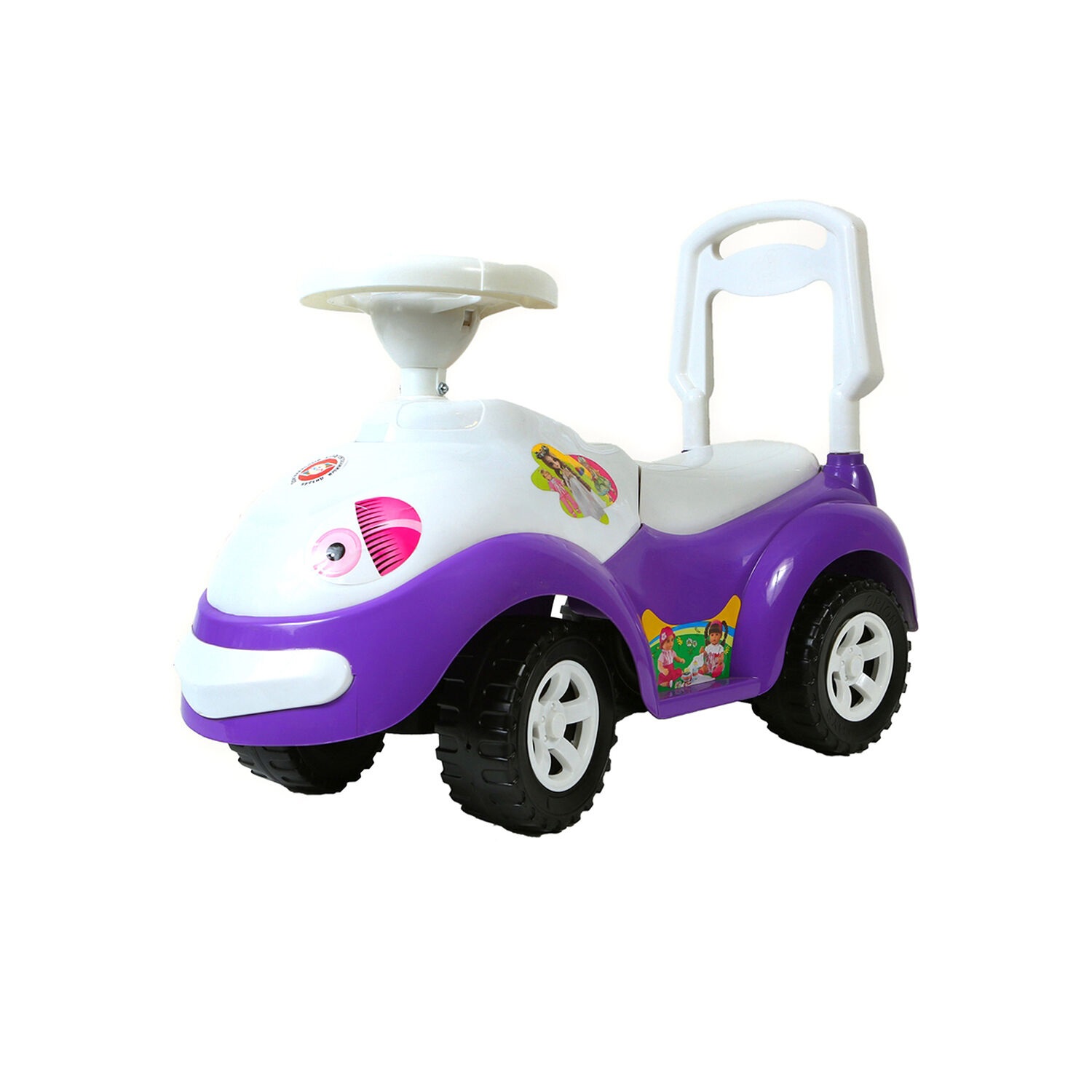 Машинка-каталка Orion Місяць 67 x 29 x 46 см Purple with white (5156)