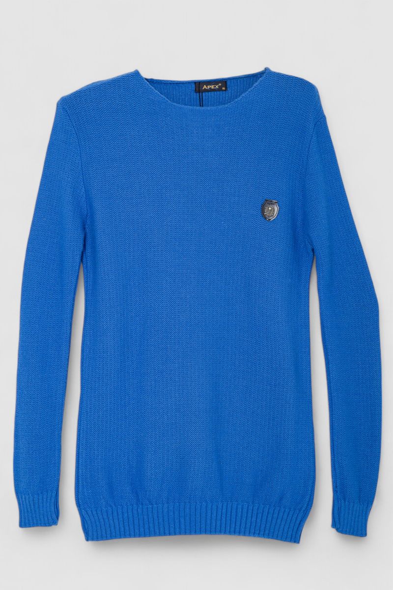 Светр чоловічий AGER Джинс 247R3298 M (113505_826670)