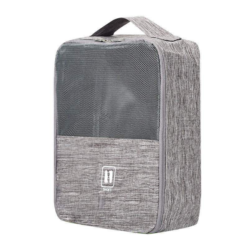 Сумка органайзер для взуття дорожня мала Travel Bag Сіра (IBH042S)