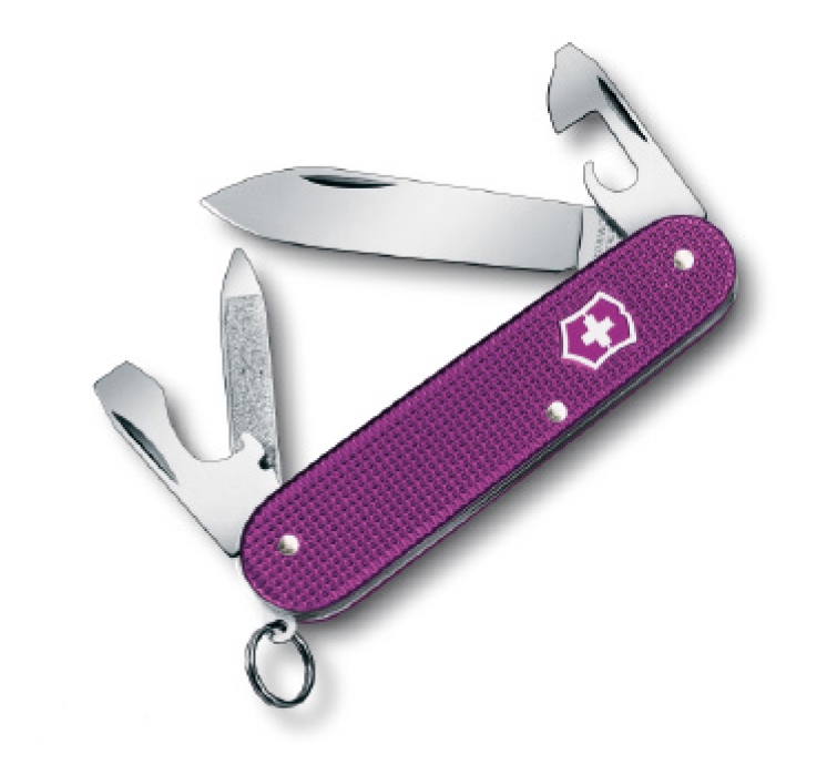 Ніж Victorinox Alox Cadet 0.2601.L16 9 функцій 84 мм Фіолетовий