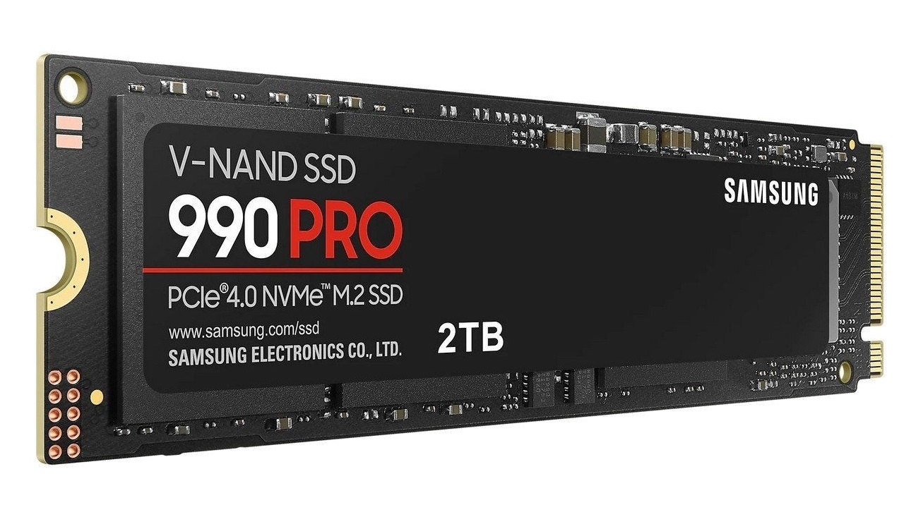 Накопичувач SSD 2ТB Samsung 990 PRO M.2 2280 PCIe 4.0 x4 NVMe V-NAND MLC (MZ-V9P2T0BW)