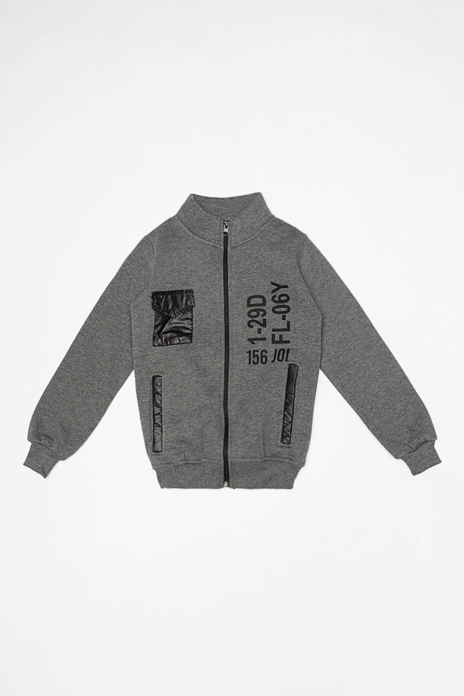 Кофта спортивна для хлопчиків 110 см Темно-сірий Joi Kids ЦБ-00195068 (SKT000856179)