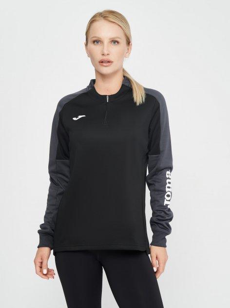 Жіноча спортивна кофта Joma Eco Championship Чорно-сірий L (901692.110)