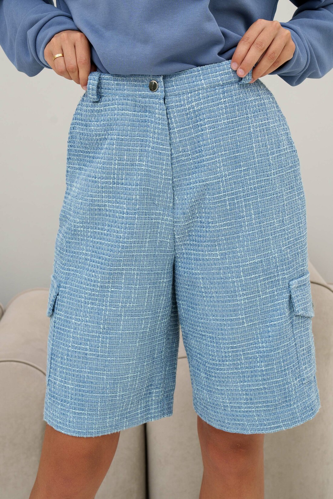 Шорти RiMari Холлі ШО 0423 42 Блакитний (19651)