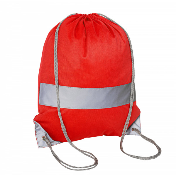 Сумка-мішок зі світловідбивною спинкою Добра Казка 38х33 см Червоний (FT03249660178222-9292)