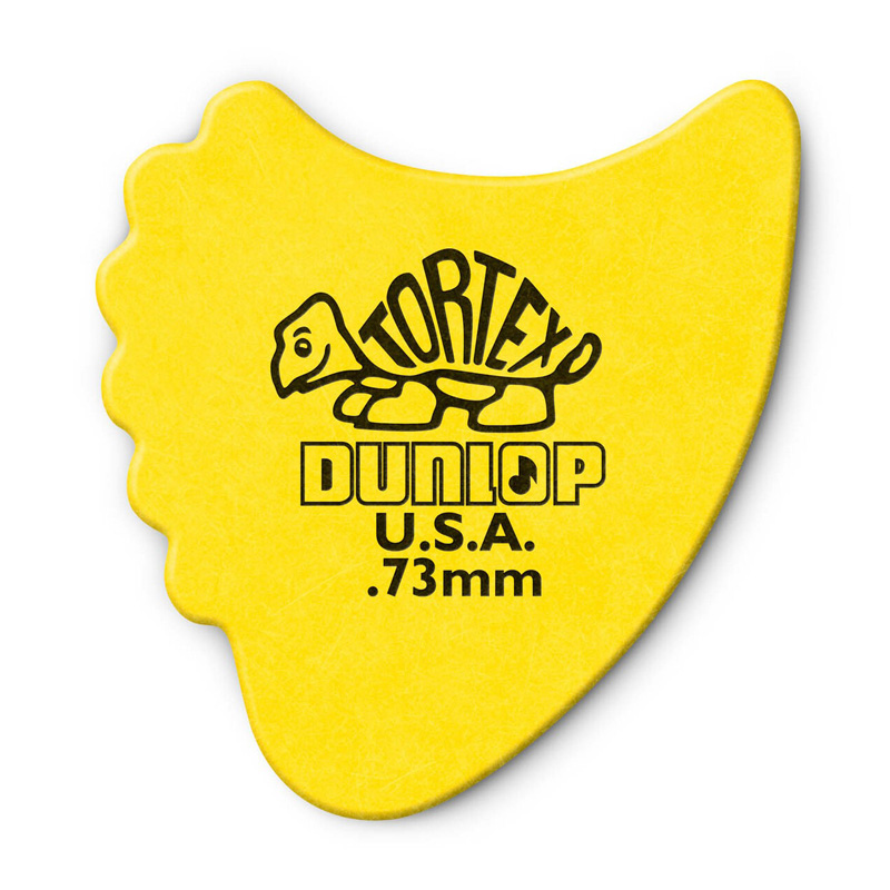 Медіатори Dunlop 4141-0.73 Tortex Fin Pick 0.73 mm (1 шт.)
