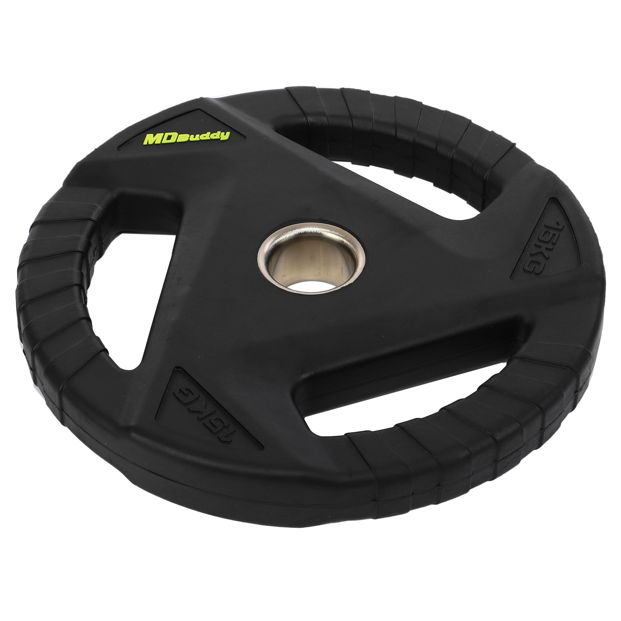 Диски поліуретанові MDbuddy TA-9649-15 51 мм 15 кг чорний