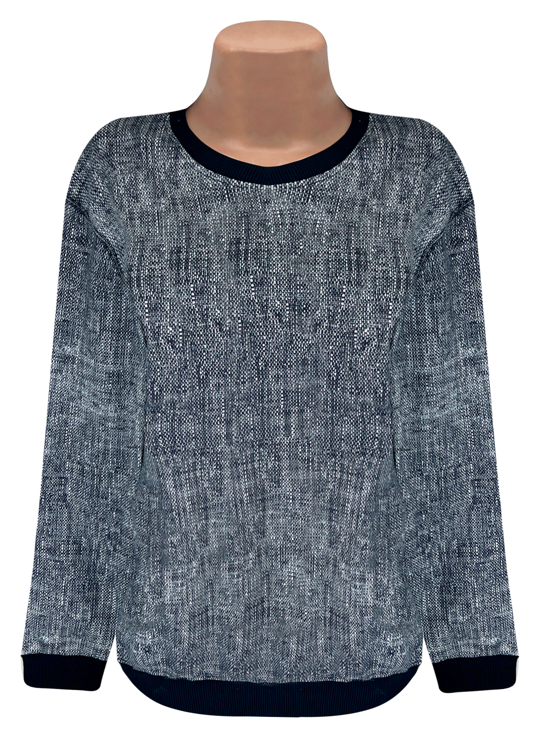 Джемпер чоловічий Жемчужина Стилей 8131 44-46 Синьо-сірий (11813)